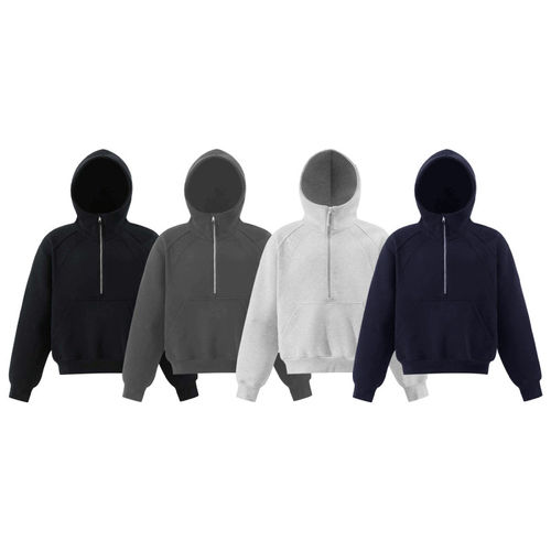 NOT UGLY叁佰TTBRO田尼克工作室拉链设计防风高领连帽卫衣外套