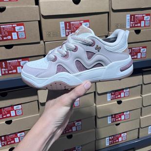 安踏奶油包板鞋女鞋夏款关晓彤同款厚底网面休闲运动鞋122448061