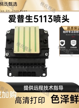 爱普生WF5113喷头写真机5210一二三四次加密不加密工业喷头