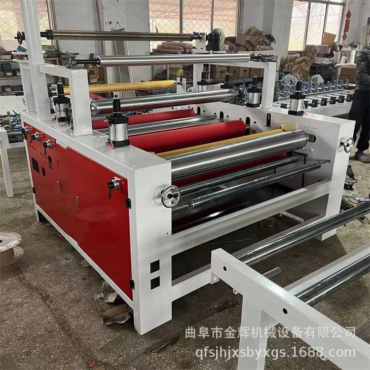 福建陶瓷辊扫平冷胶热胶两用大板贴面机 不干胶EVA压敏胶涂胶机