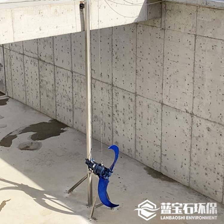 防缠绕潜水推流器型号 潜水推进器 低速推流型搅拌机 蓝宝石厂家