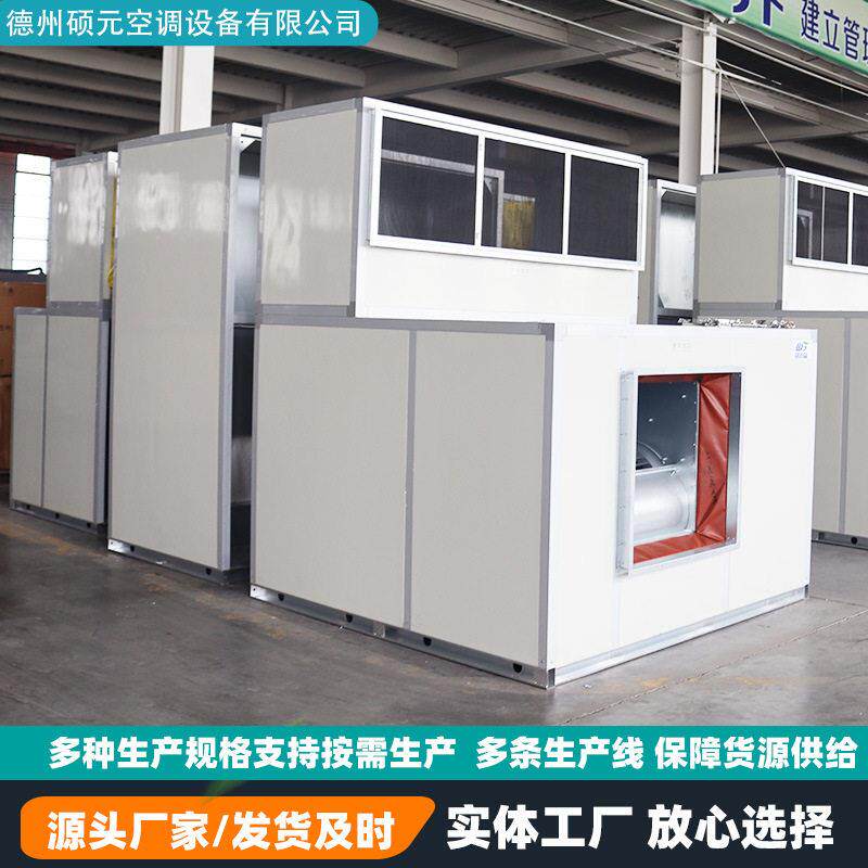吊顶式空调机组冷暖两用中央空调新风换气机系统组合式射流机组