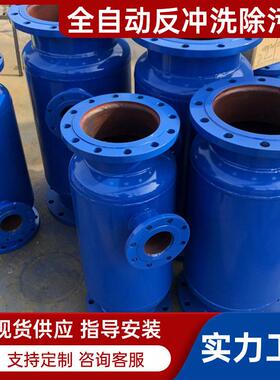反冲洗除污器多种流量规格可选立卧式反冲洗过滤器全自动直通