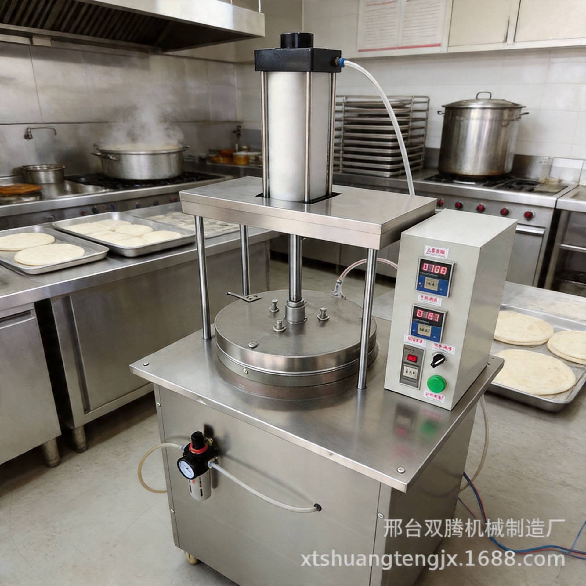 全自动卷饼压饼机墨西哥鸡肉卷卷饼机黄色玉米饼皮薄饼设备