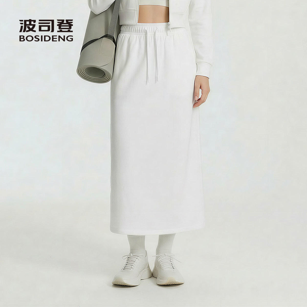新款女春夏半身裙直筒裙开叉防晒