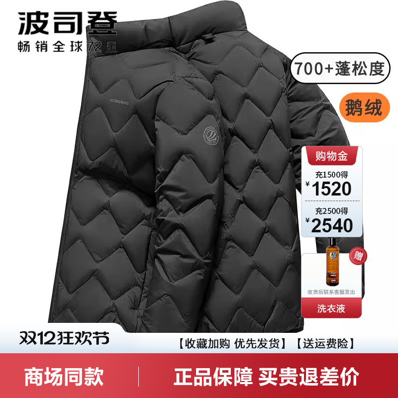 波司登基础百搭立领羽绒服