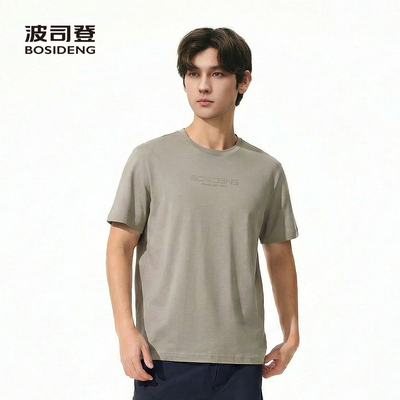 夏季新款圆领印花百搭T恤