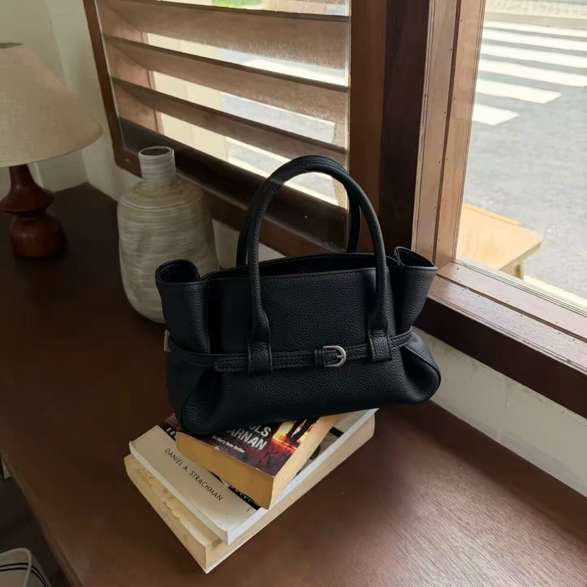 【高定】纯手工制作韩系褶皱手提