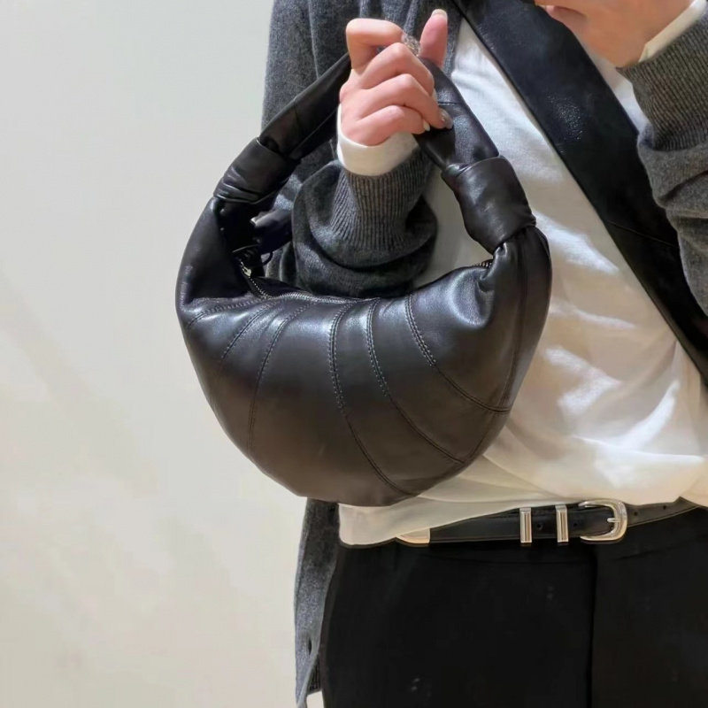 潮流牛角女士腋下包春夏新款牛皮