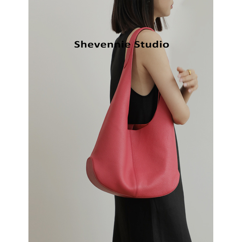 爆款真皮女包时尚简约慵懒风大容