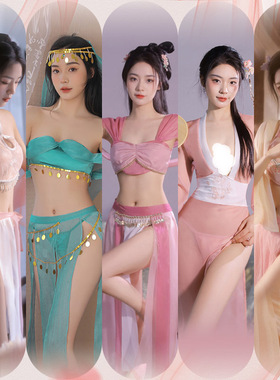 霏慕敦煌飞天汉服女异域风情服装演出表演服西域古装大裙摆舞蹈裙