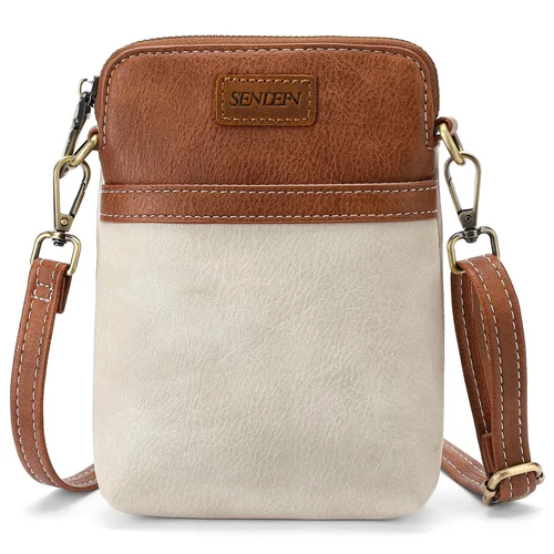 SENDEFN新款休闲手机包轻便斜挎包女士PU单肩包简约女包包现货