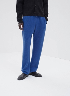 AURALEE BABY CASHMERE KNIT PANTS 25AW 蒙古纯仔羊绒针织卫裤