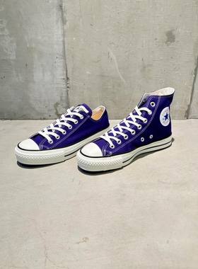 CONVERSE CANVAS ALL STAR J HI/OX24SS日产匡威紫色高低帮帆布鞋