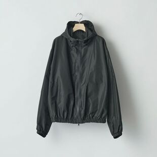 ssstein Shirred Zip Hood Jacket 25SS 真丝塔夫绸连帽拉链夹克