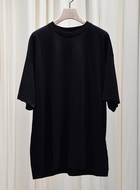COMOLI Cotton jersey S/S T-shirt 25SS棉质运动纯色圆领短袖T恤