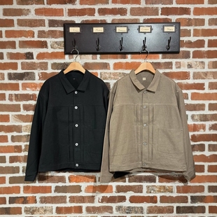 BACKED BUCKLE JACKET 25AW 夹克 T.T 复古做旧墨染工装 LOT.309