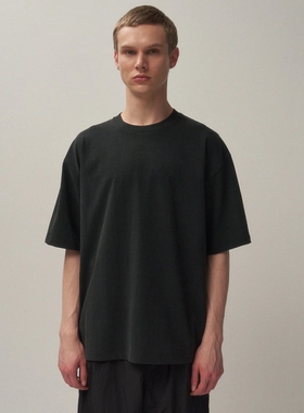 ATON AGING FRESCA PLATE LOOSE T-SHIRT 25AW 长绒棉染色短袖T恤