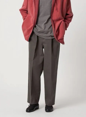 限时折扣 Steven Alan 2P Dress Trousers 25AW 复古双褶休闲西裤