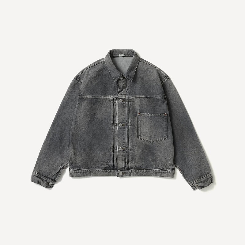A.PRESSE Vintage Gray Denim Jacket 26SS 复古做旧灰色牛仔夹克