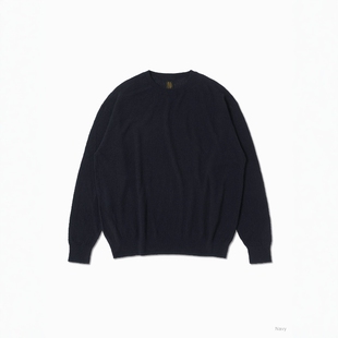 26SS苏文棉加捻宽松透气绉纱长袖 BATONER NECK CREW T恤 AMUNDSEN