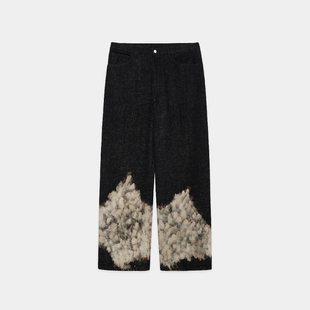 MARKAWARE KIMONO DENIM WIDE STRAIGHT DENIM 25SS 漂白牛仔裤