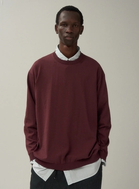 ATON FRESCA KNIT CREWNECK SWEATER 25SS 印度长绒棉速干卫衣