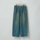 Baggy Denim Jeans ssstein 26SS13oz复古做旧水洗宽松抽绳牛仔裤