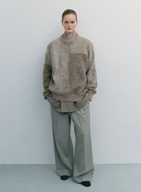 YOKE×Graphpaper Wool 3p Wide Trousers 26SS 三褶羊毛宽松西裤