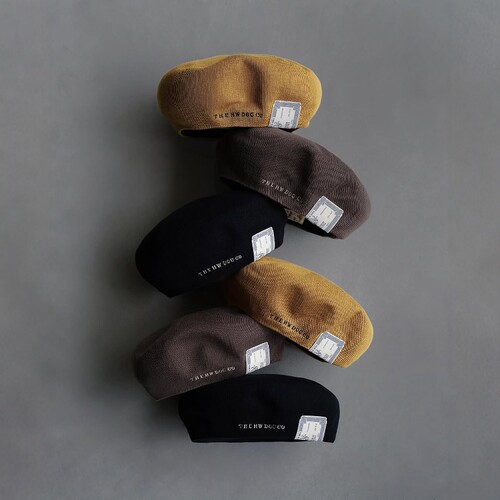 THEH.W.DOG&CO.狗牌棉麻贝雷帽