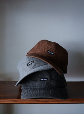 THE H.W.DOG&CO. SMALL LOGO CAP 25SS 日产狗牌染色亚麻棒球帽