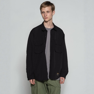 NEIGHBORHOOD VENTILATION FIELD SHIRT LS 25AW尼龙两袋长袖衬衫