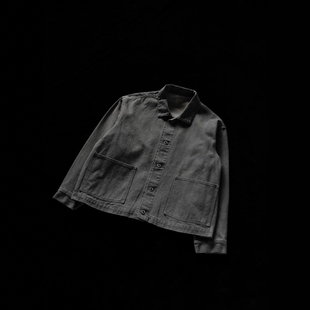 Taigatakahashi 复古墨迹手绘工装 Coverall 25AW 夹克 Jacket T.T