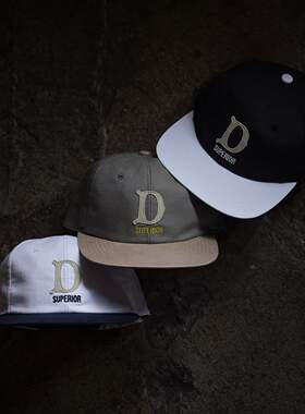 THE H.W.DOG&CO. TWO TONE BASE BALL CAP 24AW 狗牌拼接棒球帽