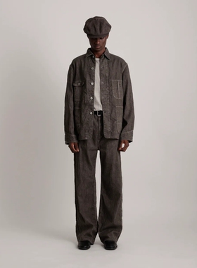 T.T LOT.328 COVERALL JACKET CHINSTRAP 26SS 亚麻混纺工装夹克