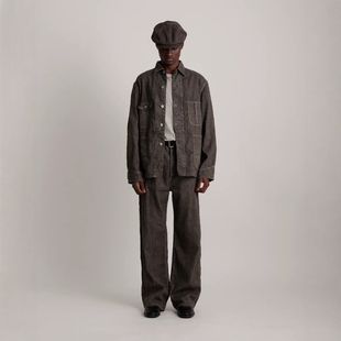 JACKET COVERALL CHINSTRAP 26SS 夹克 T.T 亚麻混纺工装 LOT.328