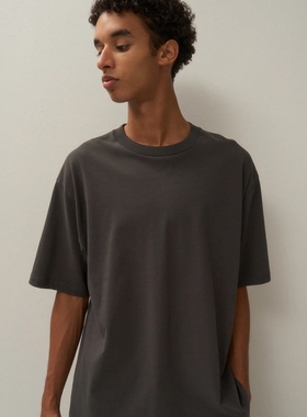 ATON FRESCA PLATE LOOSE FIT T-SHIRT 25SS 苏文棉宽松短袖T恤
