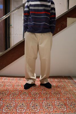 COOTIE纯棉直筒宽松休闲西装裤