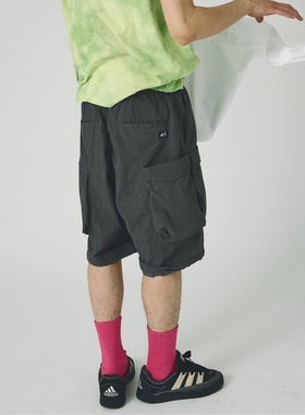 NULL TOKYO × JS CONVERTIBLE BUGGY25SS尼龙混纺两穿口袋长短裤