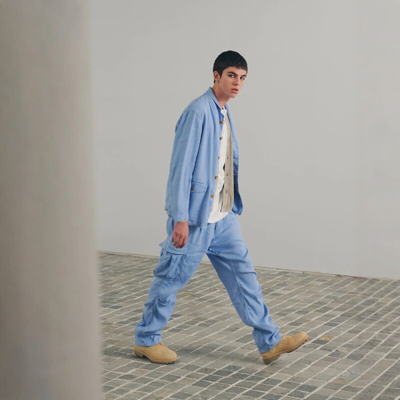 nonnative OFFICER 5B JACKET Li/Ac TWILL 25SS 斜纹布西装夹克