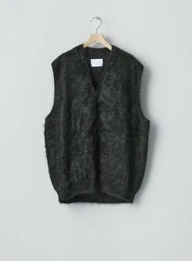 ssstein Cashmere Shaggy Knit Vest 25AW 克什米尔羊绒针织马甲