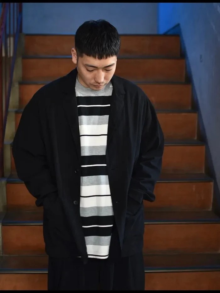 COOTIE HARD TWIST YARN TWILL LAPEL JACKET 24SS 两扣西装夹克