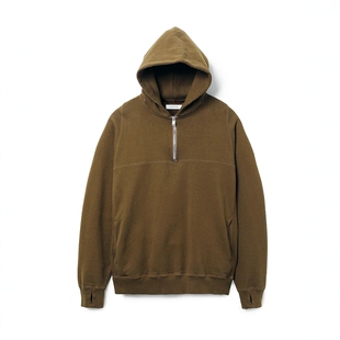 PULLOVER nonnative ZIP 25AW 运动半拉链帽衫 SWEAT HALF HOODY