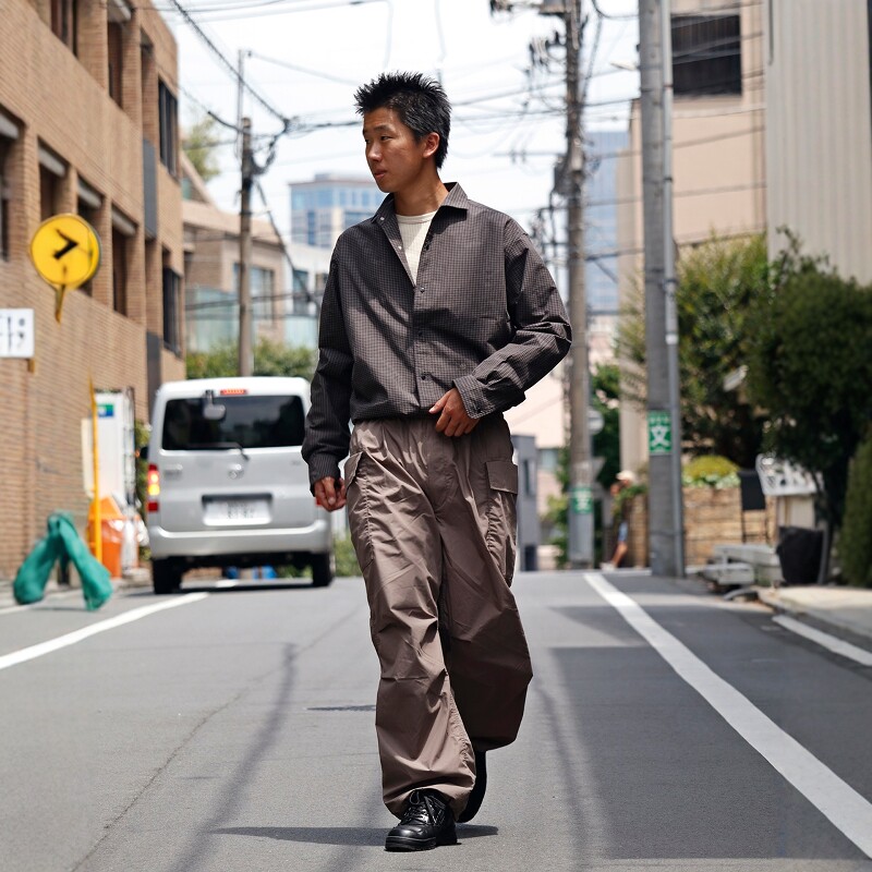 nanamica格纹户外机能长袖衬衫