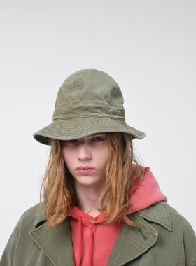 BOWWOW HBT BOONIE HAT 24AW 复古水洗做旧军事风渔夫帽