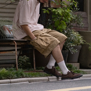 nanamica Cargo Shorts 26SS 防撕裂宽松休闲纯色口袋工装短裤