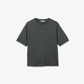 HENRY 羊毛亨利领短袖 NECK MERINO nonnative 25AW TEE WOOL T恤