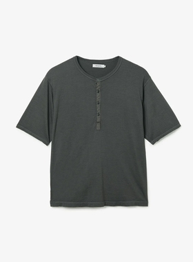 nonnative HENRY NECK TEE MERINO WOOL 25AW 羊毛亨利领短袖T恤