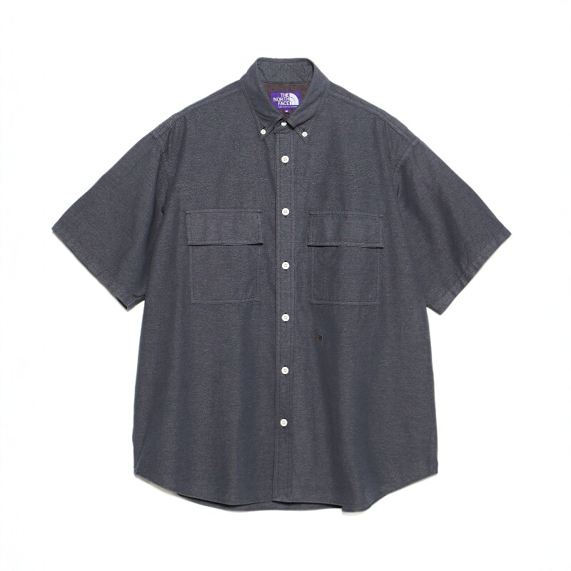 TNF Button Down Field S/S Shirt 26SS北面紫标和纸牛津短袖衬衫