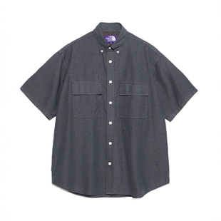 TNF Button Down Field S/S Shirt 26SS北面紫标和纸牛津短袖衬衫